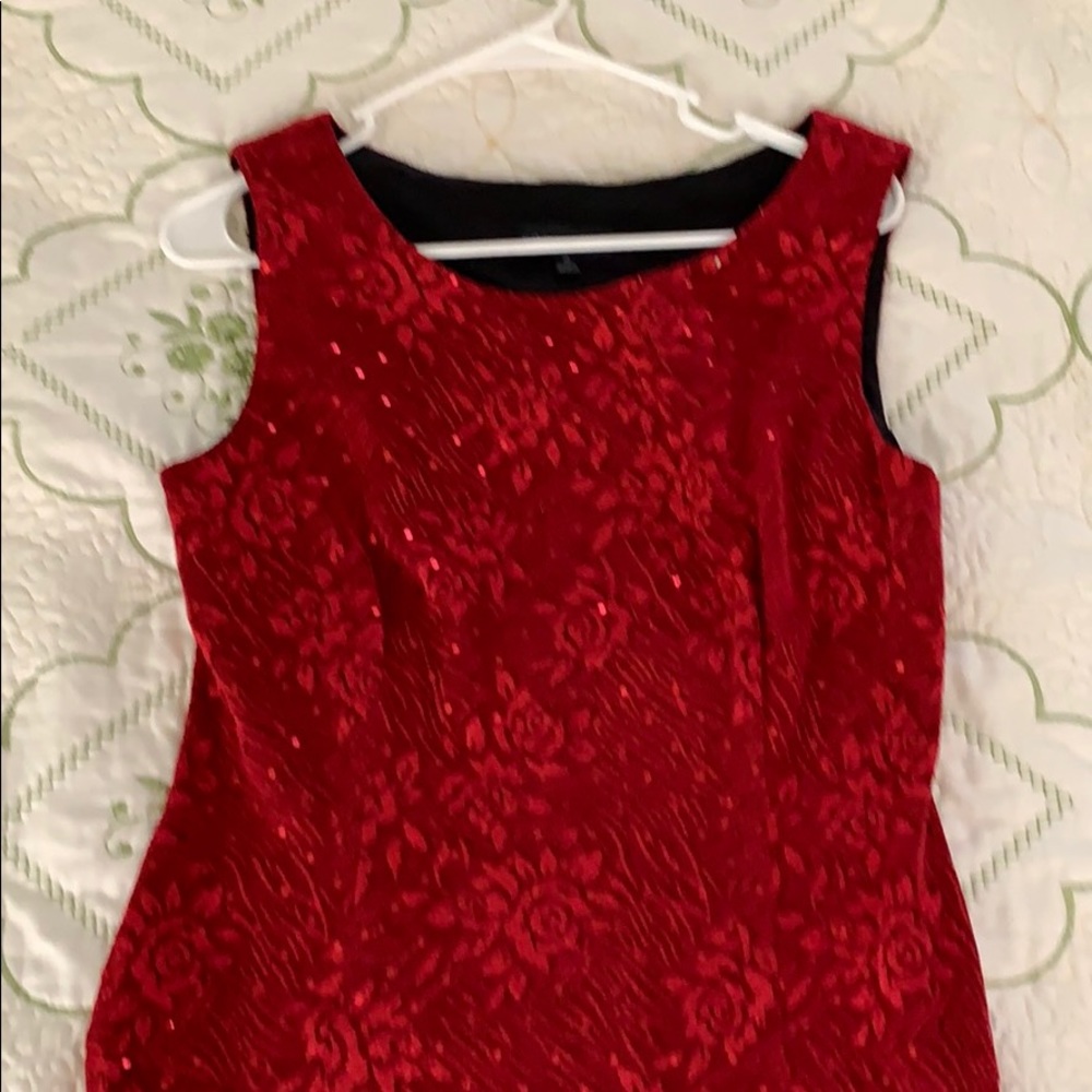 Sparkly Red Dress